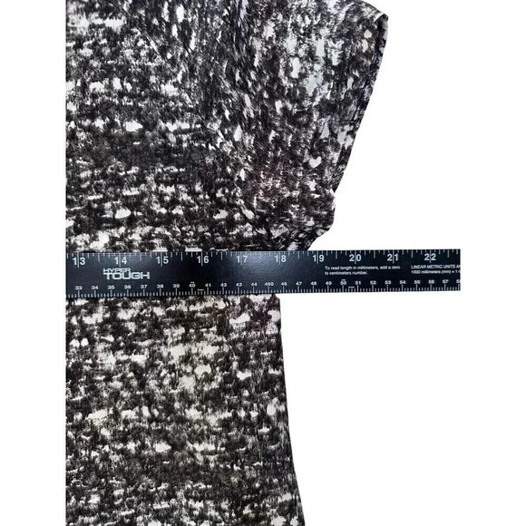 Joie Printed 100% Silk Shift Dress Black/Ivory Size Small - Picture 9 of 13